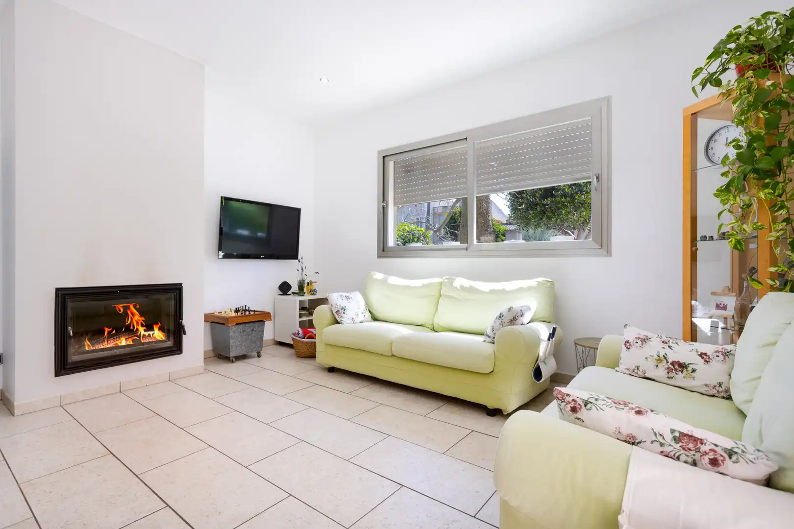Sala d'estar de Casa o xalet en venda en Marratxí amb Aire condicionat, Jardí privat i Terrassa