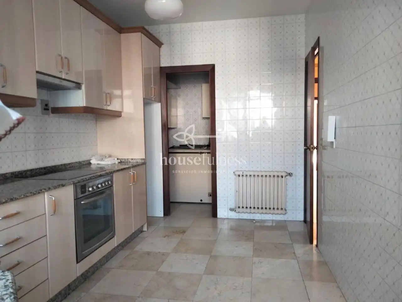Kitchen of Flat for sale in Ferrol  with Heating, Parquet flooring and Terrace