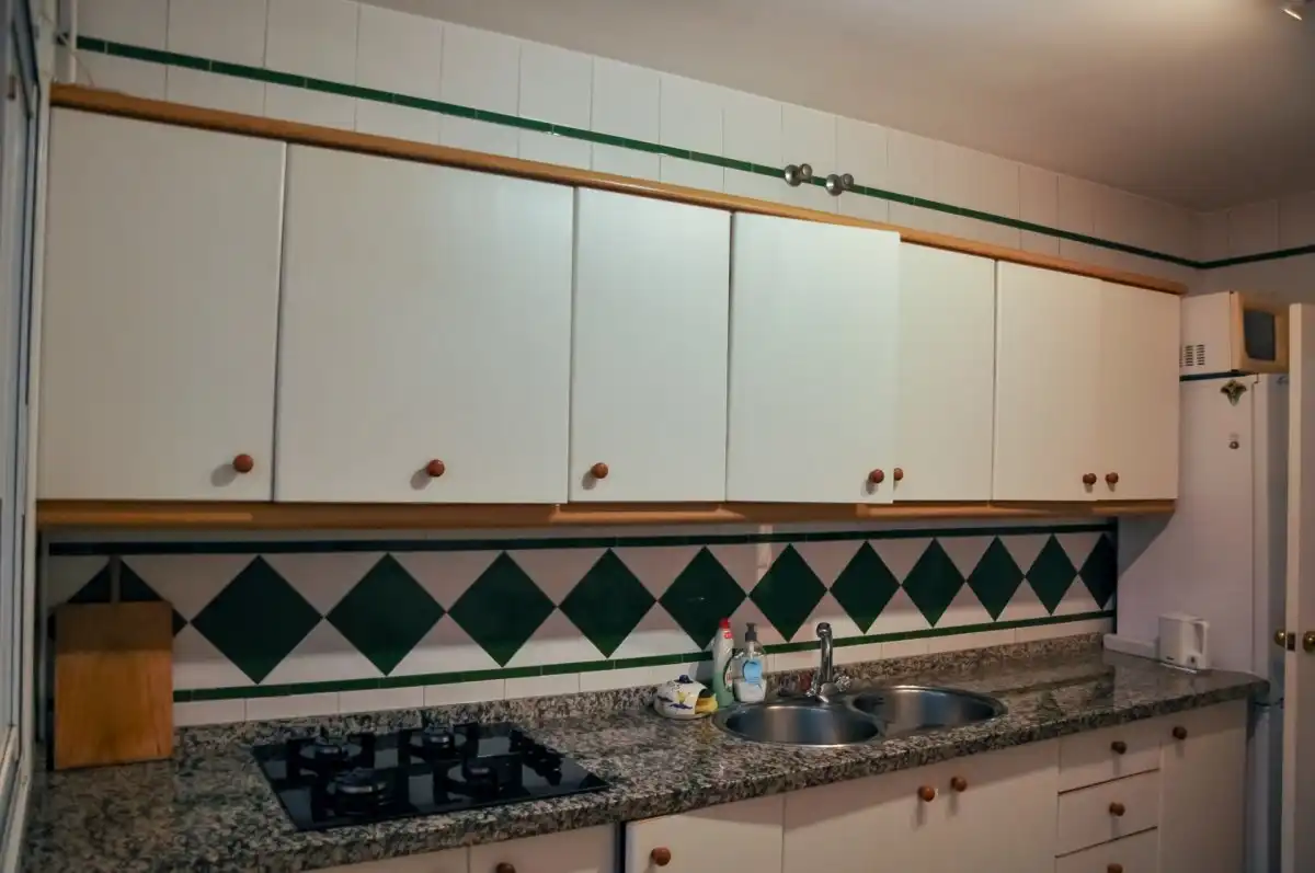 Kitchen of Flat for sale in Málaga  with Balcony