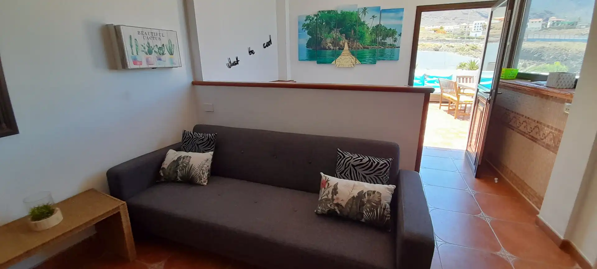 Sala de estar de Ático de alquiler en Candelaria con Terraza, Amueblado y Horno