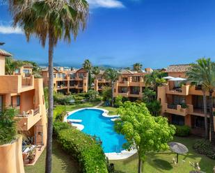 Jardí de Apartament en venda en Estepona amb Aire condicionat, Terrassa i Traster