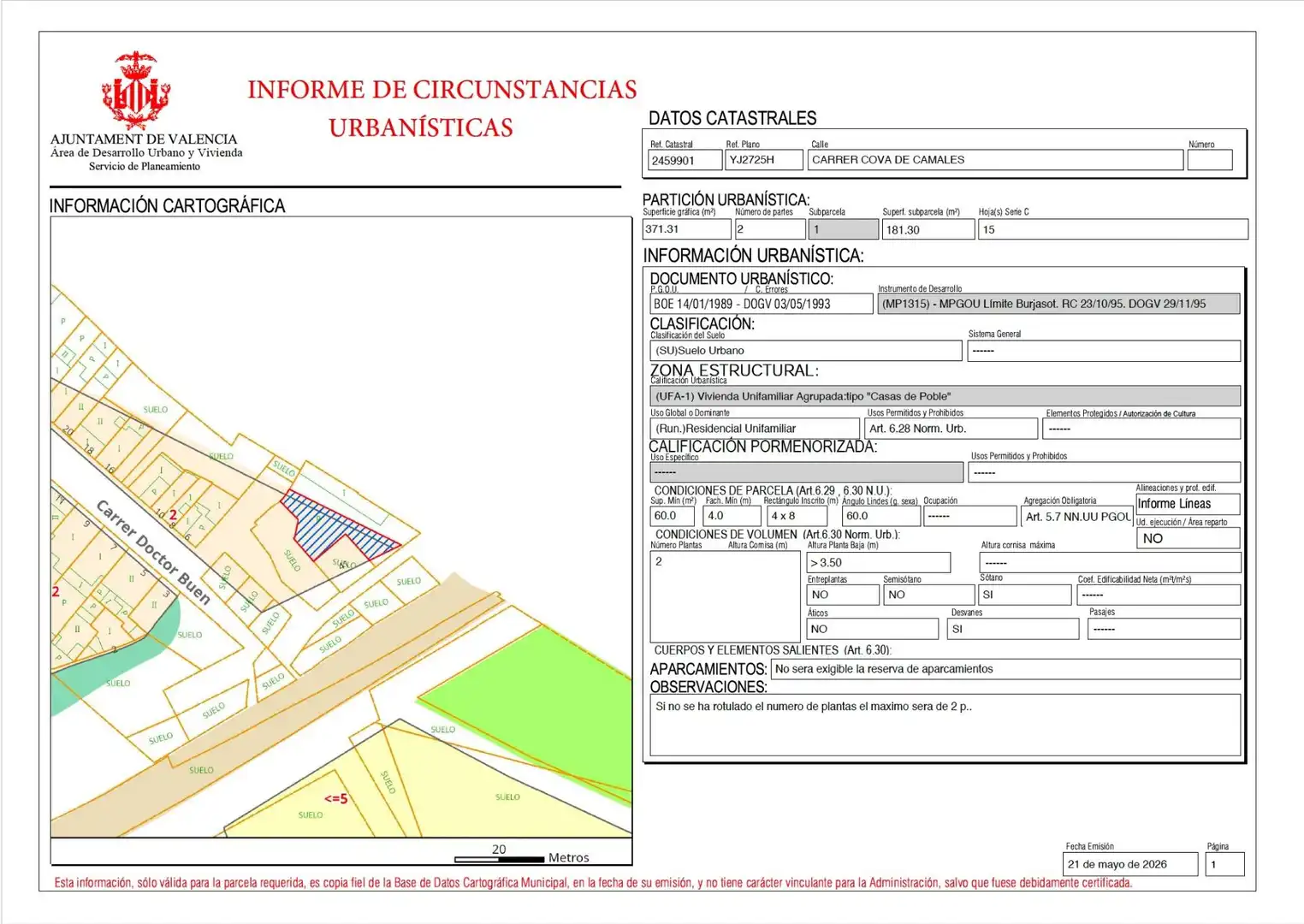 Terreno residencial en venta en Calle Calle Cuevas Canales, imagen 5