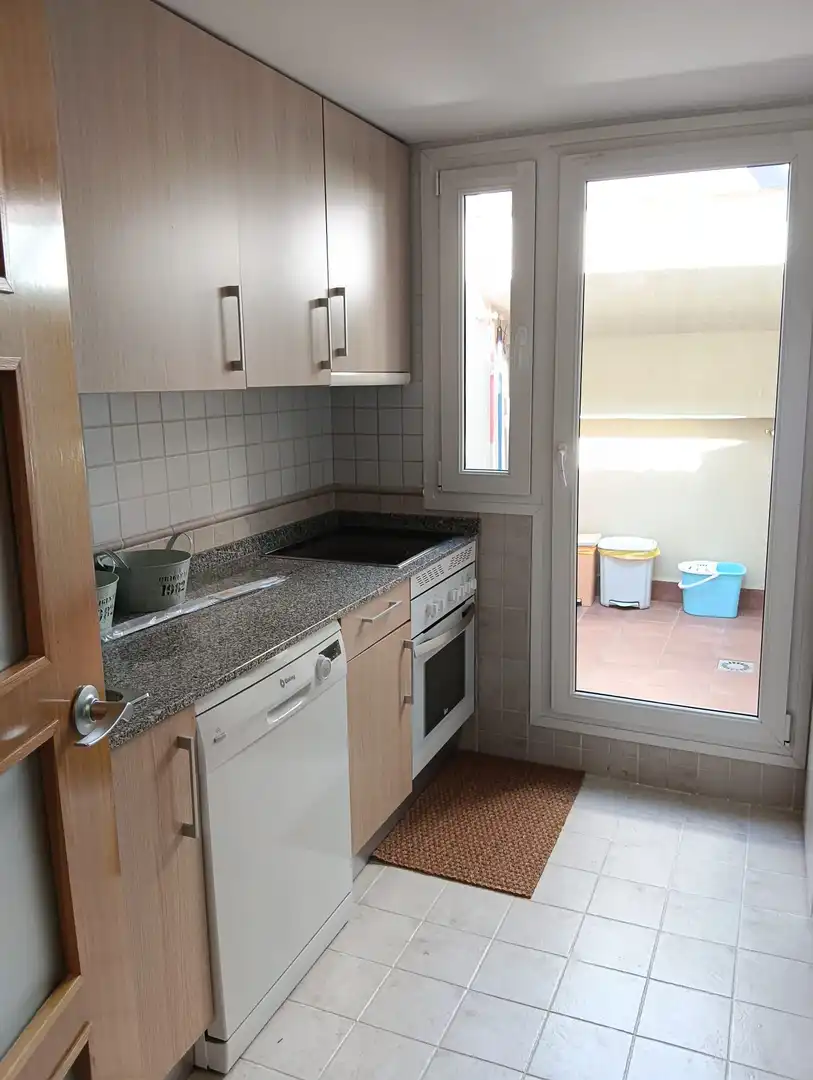 Kitchen of Flat for rent in Ávila  with Heating, Terrace and Storage room