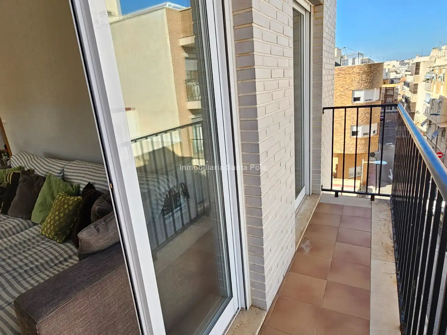 Terrasse von Dachboden zum Verkauf in Santa Pola mit Klimaanlage, Heizung und Terrasse