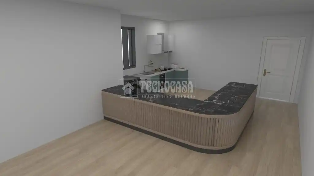 Küche von Wohnung zum Verkauf in Málaga mit Klimaanlage