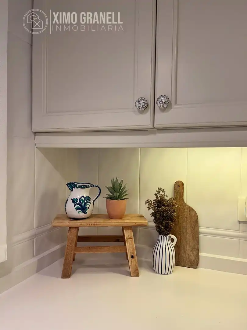 Cocina de Casa adosada en venta en Almazora / Almassora con Jardín privado y Terraza