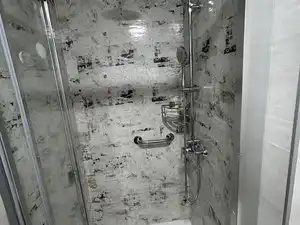 Bathroom of Flat for rent in Las Palmas de Gran Canaria  with Air Conditioner, Heating and Microwave