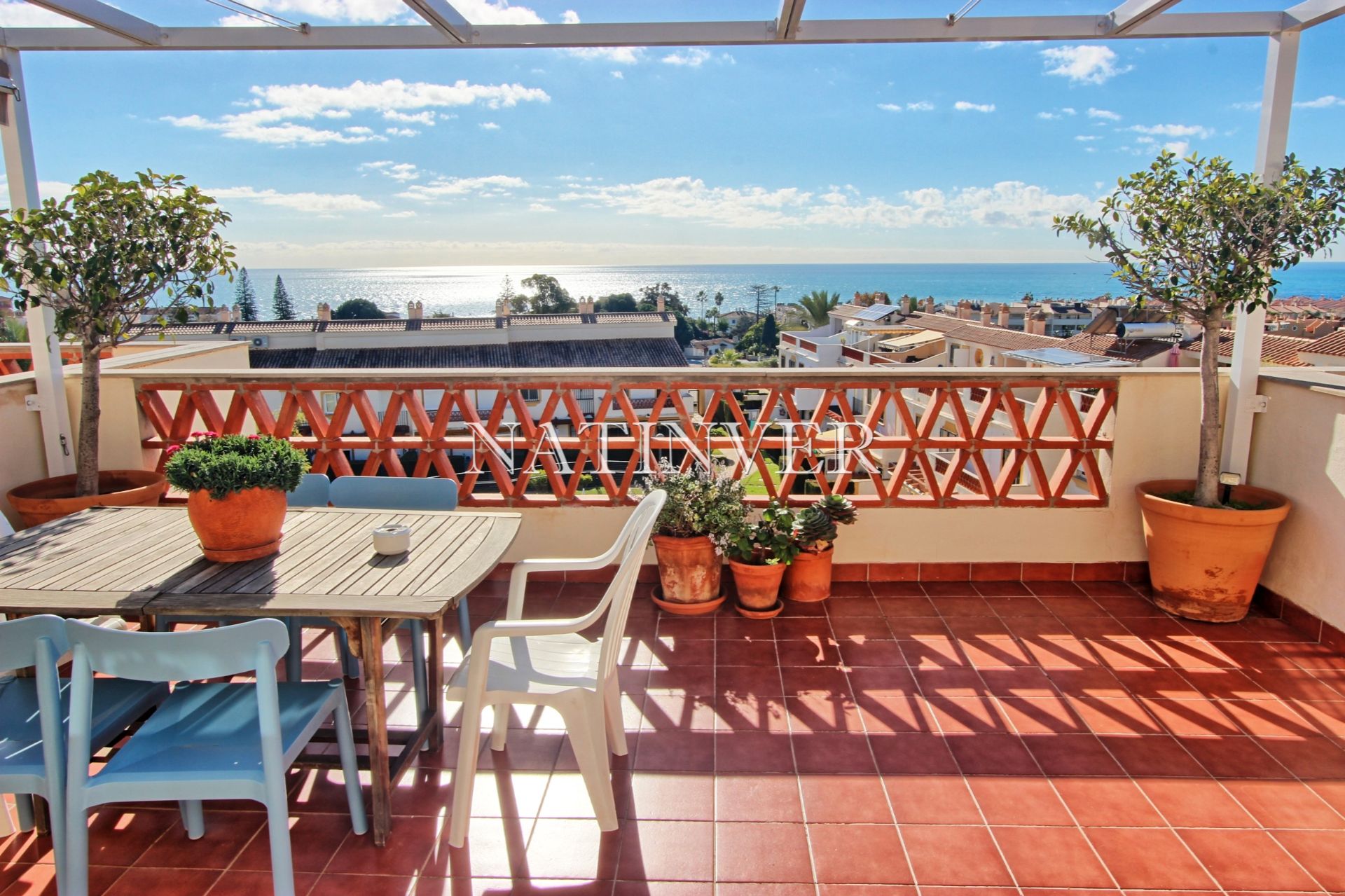 Vista exterior de Casa adosada en venda en Rincón de la Victoria amb Aire condicionat, Calefacció i Jardí privat