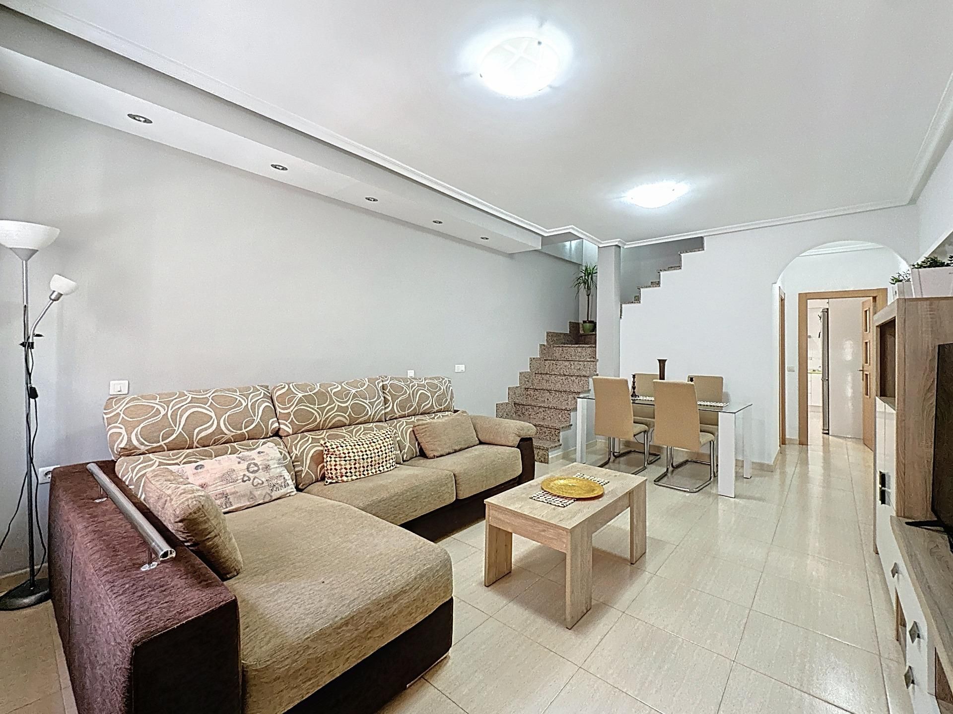 Living room of Single-family semi-detached for sale in  Almería Capital  with Terrace