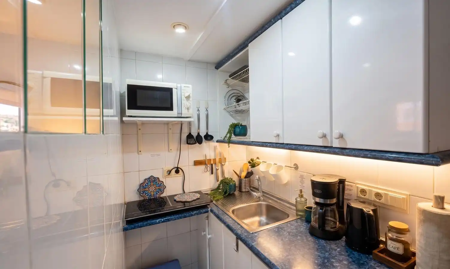 Cocina de Apartamento en venta en Fuengirola con Aire acondicionado, Calefacción y Terraza