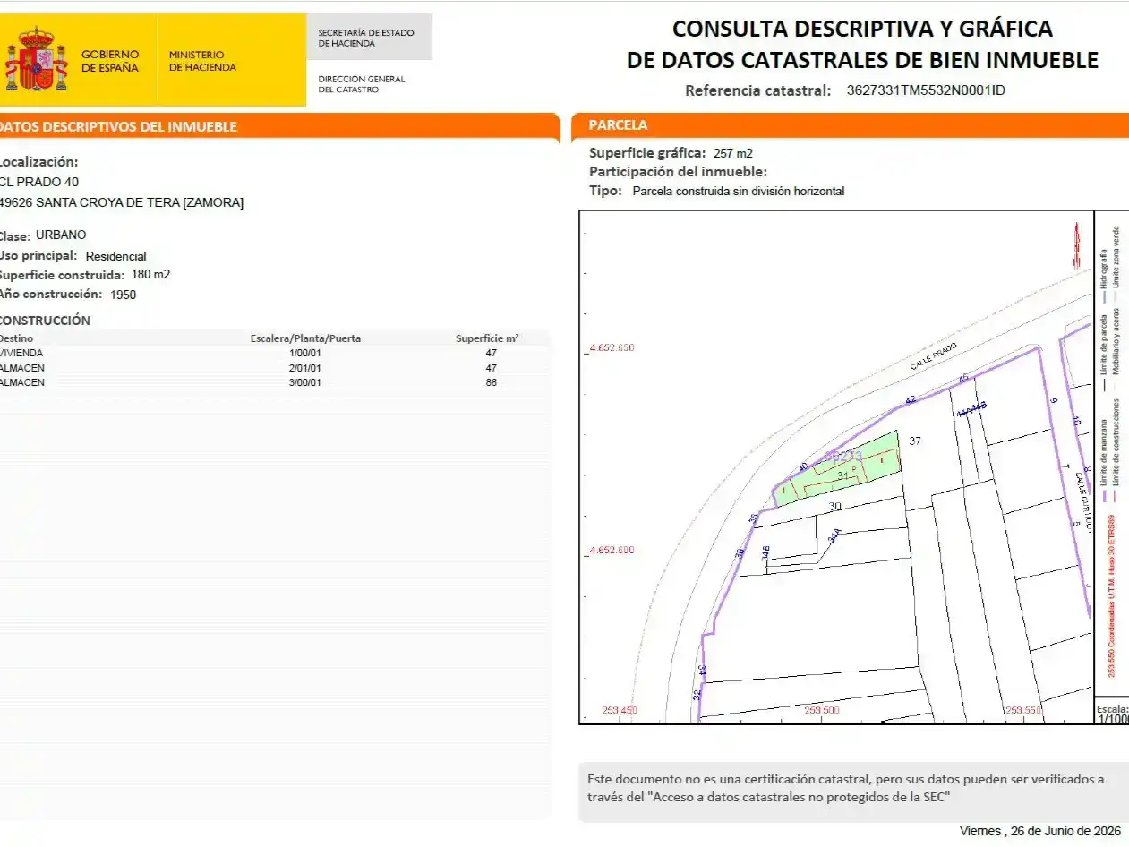Pis en venda en Santa Croya de Tera amb Jardí privat, Traster i Piscina