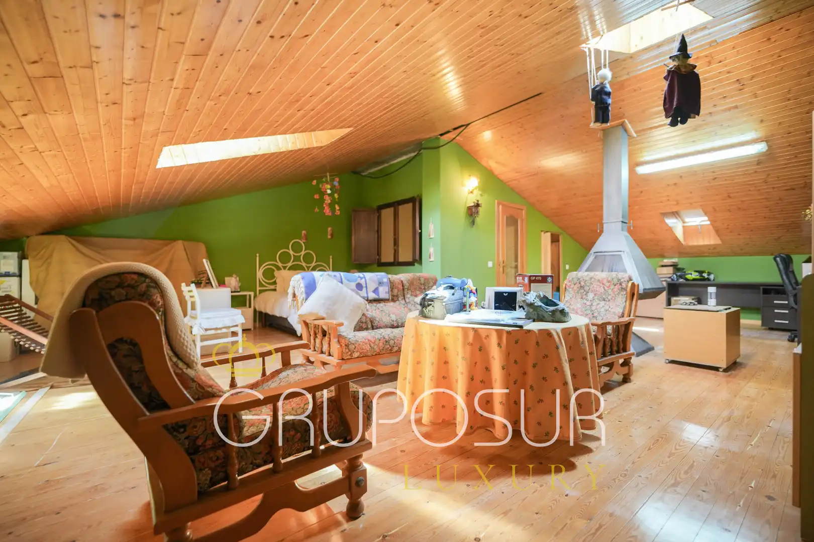 Sala de estar de Casa adosada en venta en La Flecha - Monasterio del Prado