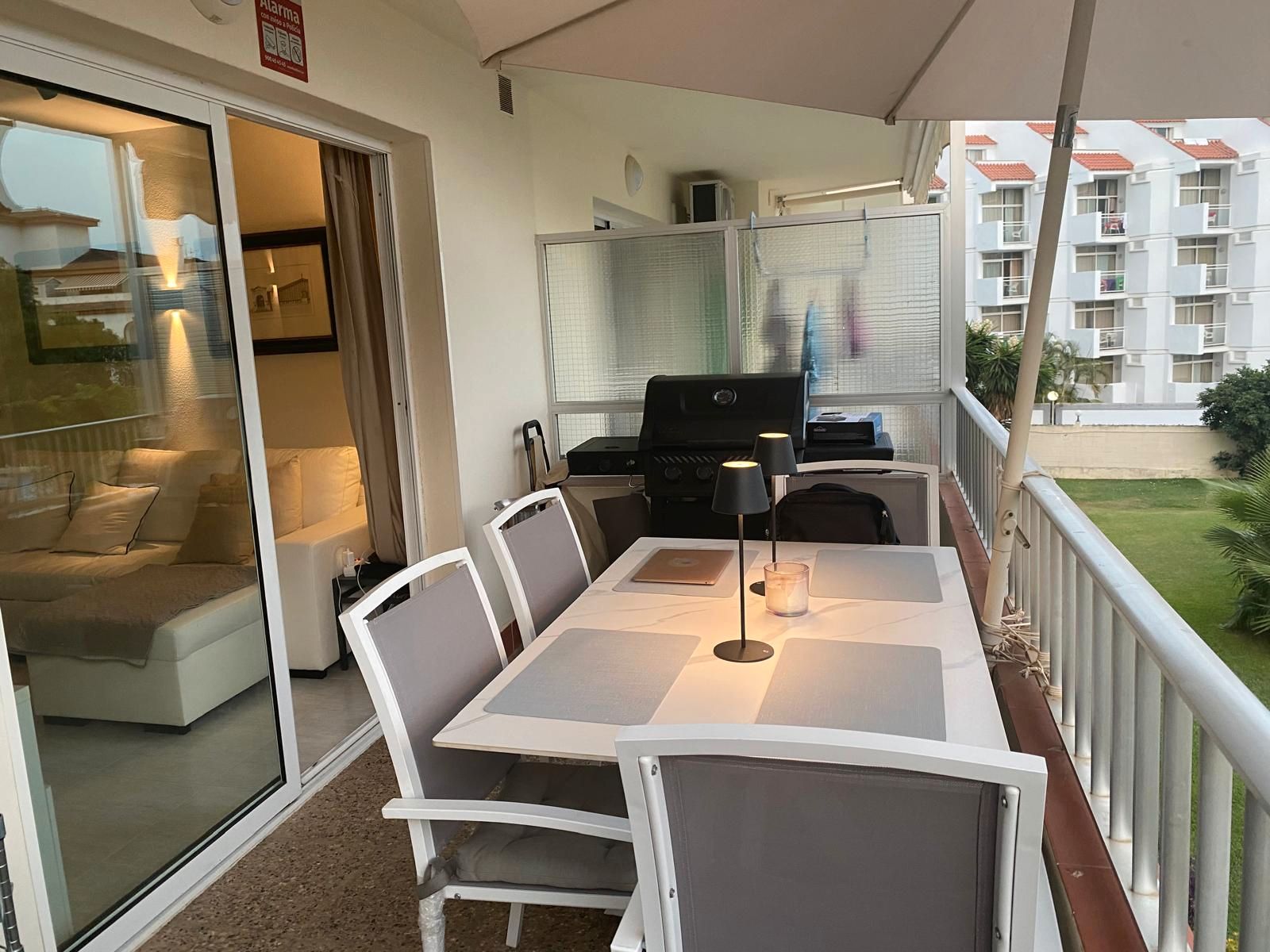 Terrace of Flat to rent in Torremolinos  with Air Conditioner, Terrace and Furnished
