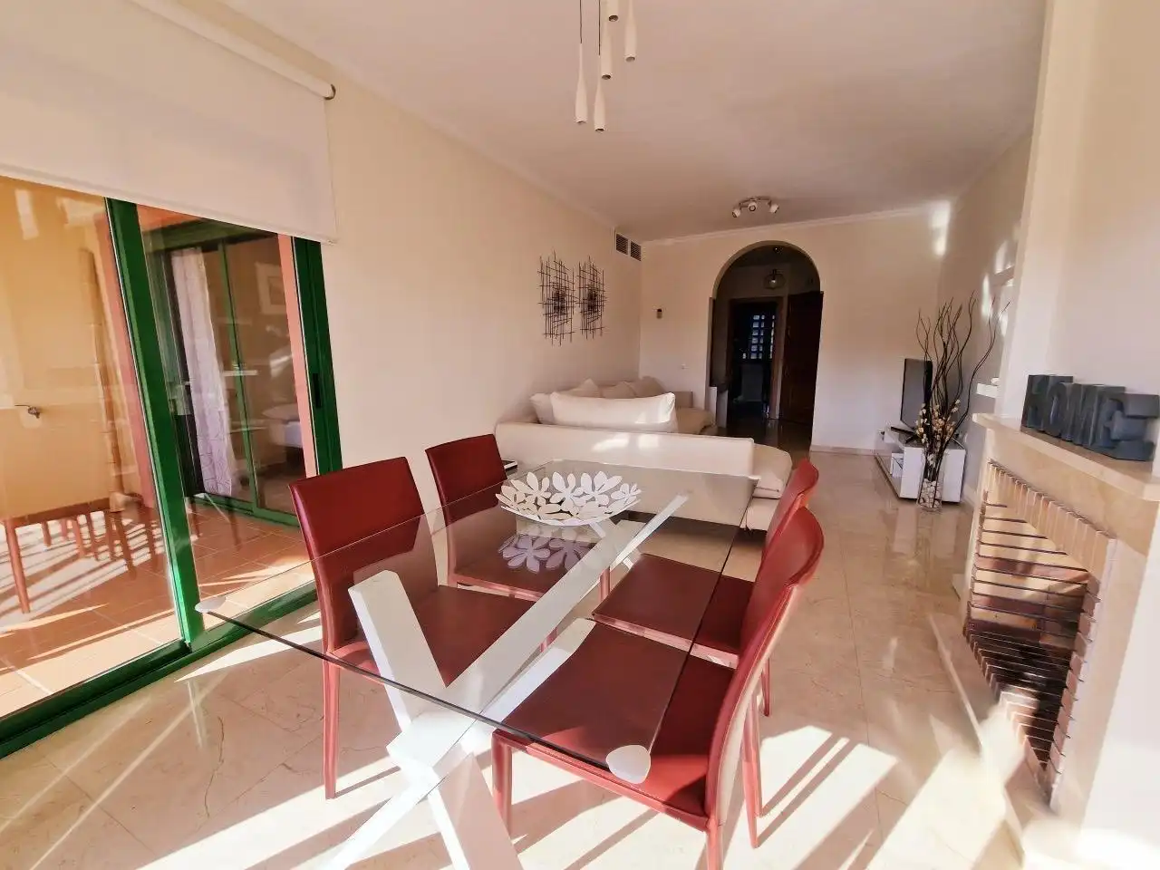 Comedor de Apartamento en venta en Fuengirola con Aire acondicionado, Jardín privado y Terraza