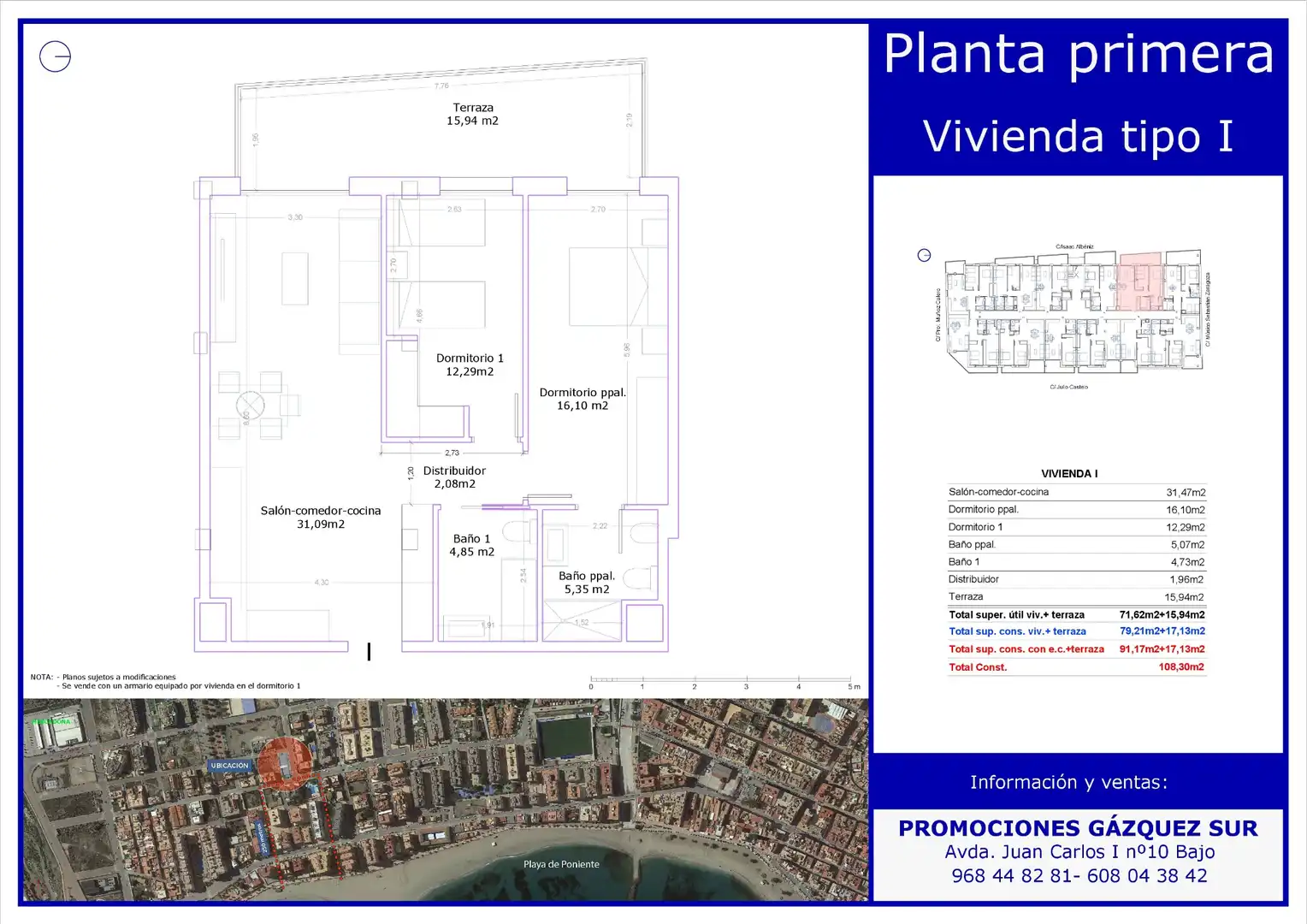 Àtic en venda en Águilas amb Terrassa i Piscina comunitària