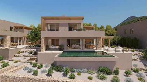 Villa con vistas al valle y montañas en la zona de Llíber y Jalón. Costa Blanca.