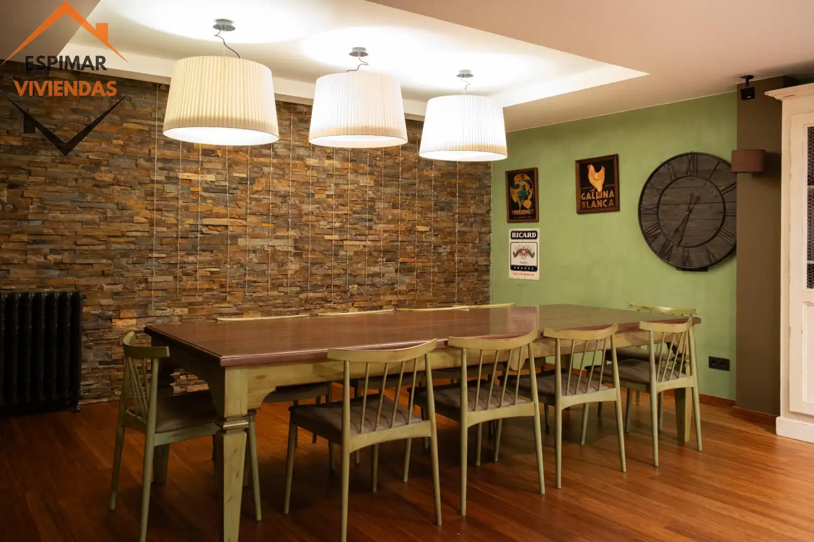 Dining room of Houses for sale in Villanueva de Gállego  with Air Conditioner, Heating and Private garden