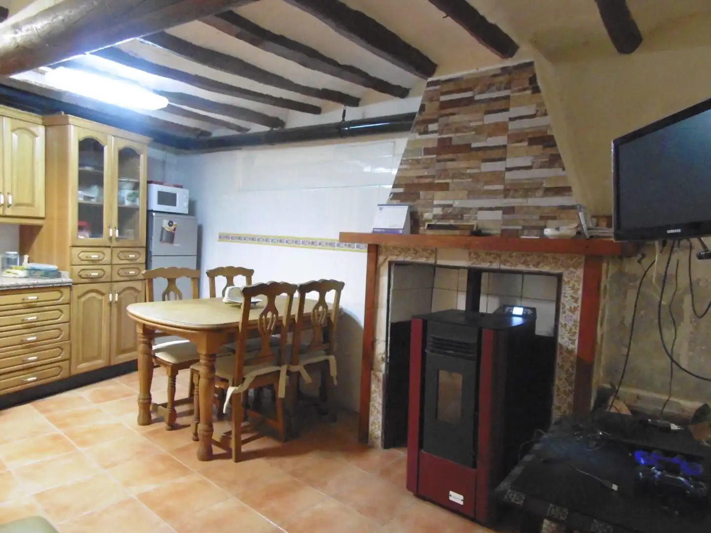 Kitchen of Detached homes for sale in Albocàsser  with Heating, Terrace and Furnished