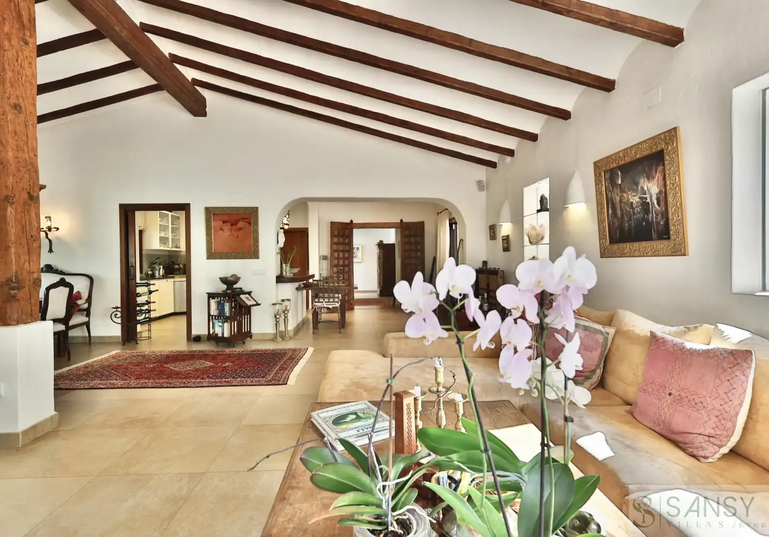 Living room of Houses for sale in Jávea / Xàbia  with Air Conditioner, Heating and Terrace