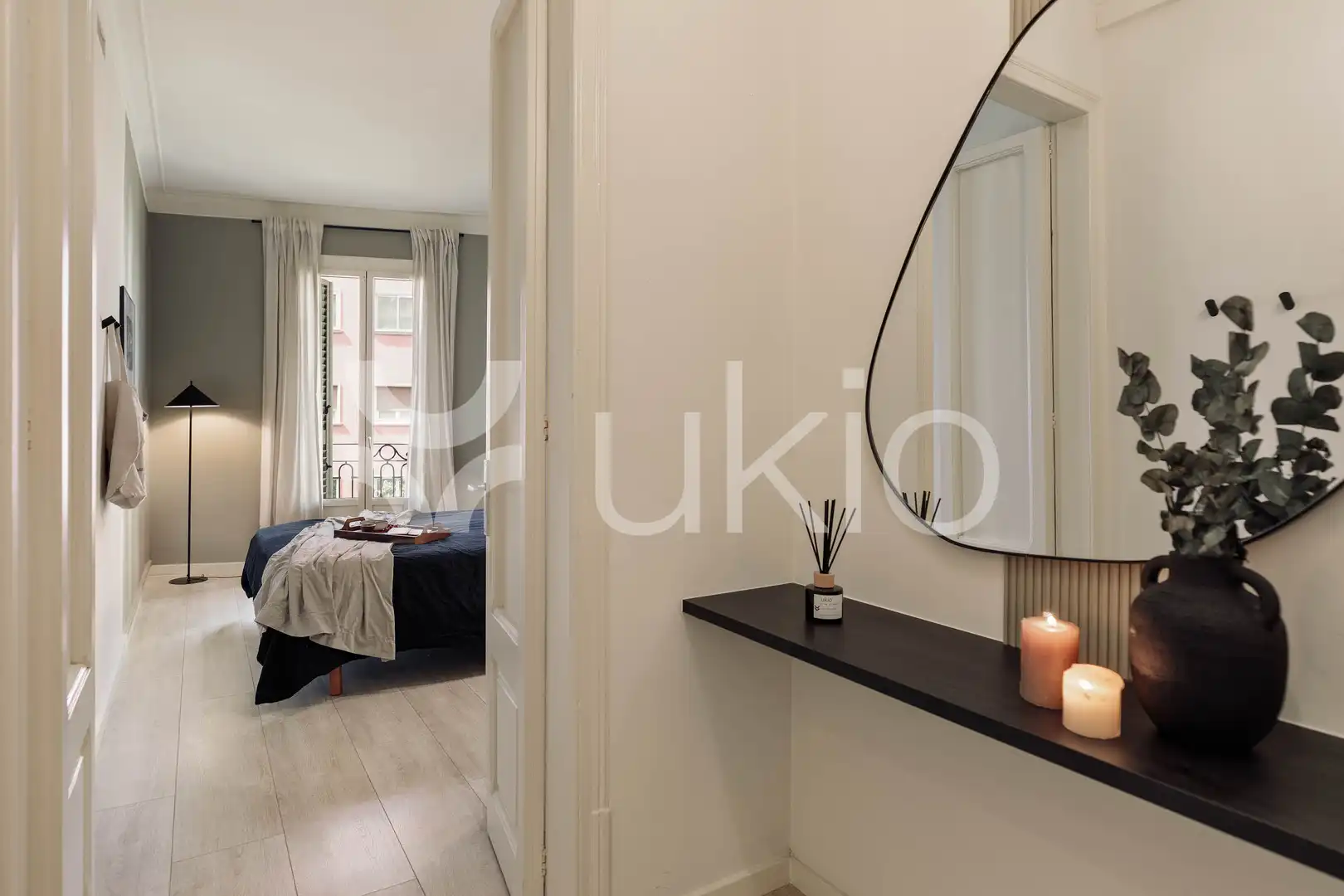 Bedroom of Apartments for rent in Barcelona  with Air Conditioner, Heating and Furnished