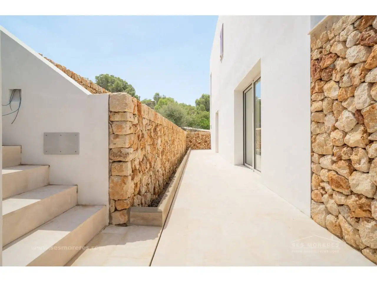 Vista exterior de Casa o chalet en venta en Es Mercadal con Aire acondicionado, Jardín privado y Terraza