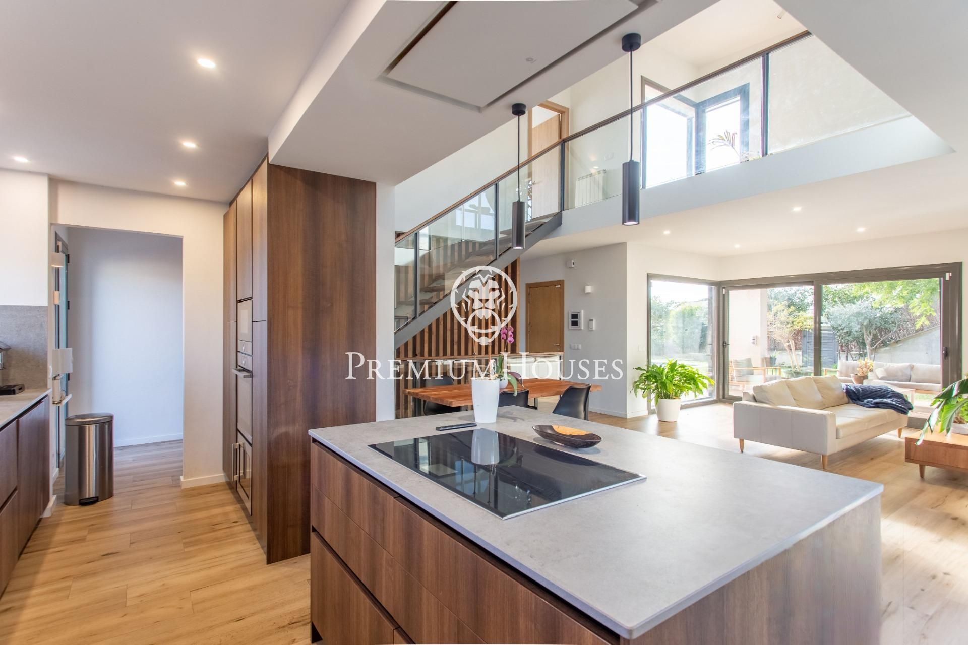 Cocina de Casa o chalet en venta en Mataró con Aire acondicionado, Parquet y Piscina