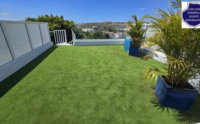 Terrassa de Casa o xalet en venda en San Bartolomé de Tirajana amb Aire condicionat, Jardí privat i Terrassa