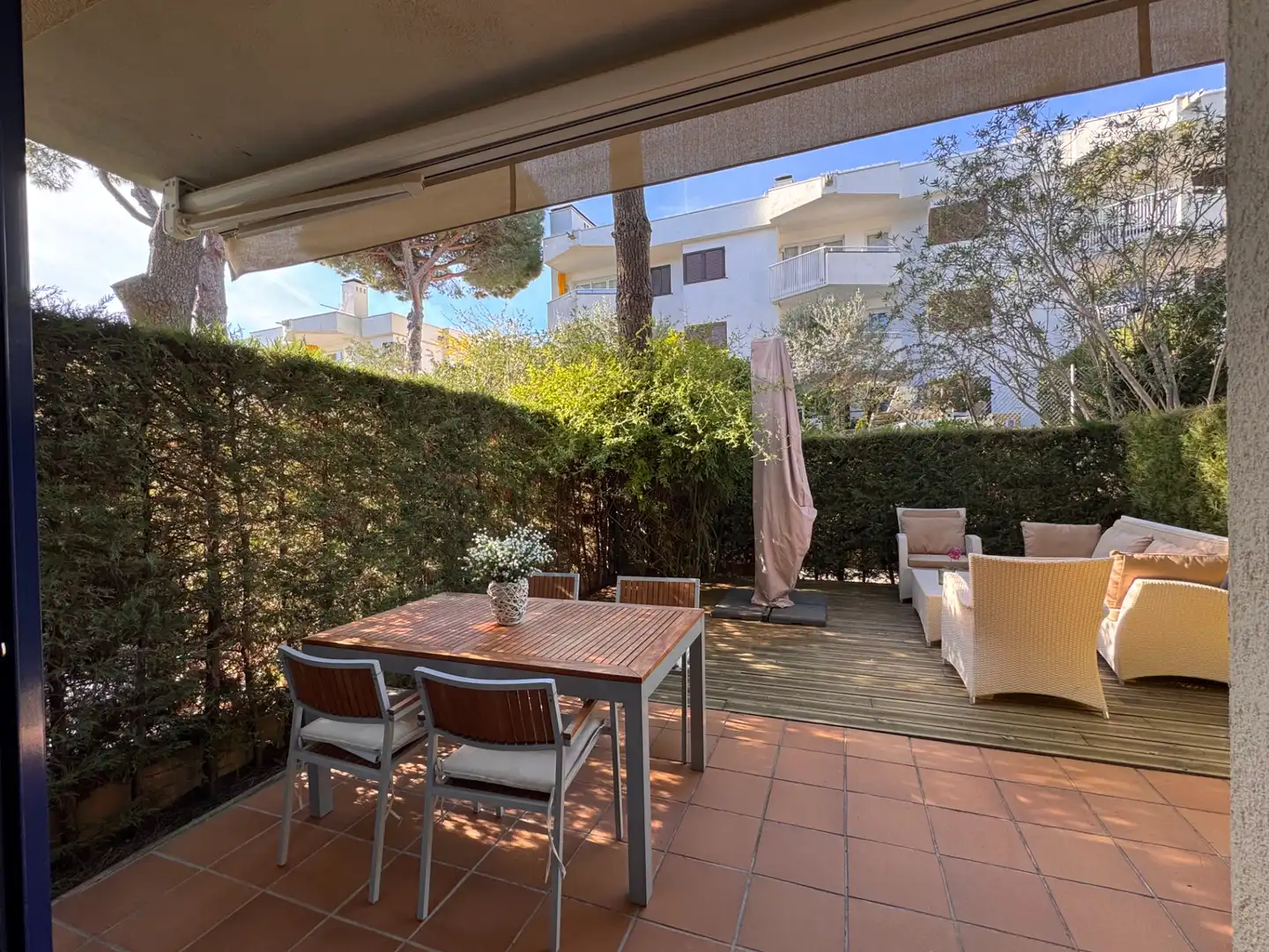 Terrace of Flat for sale in Palafrugell  with Air Conditioner, Heating and Private garden