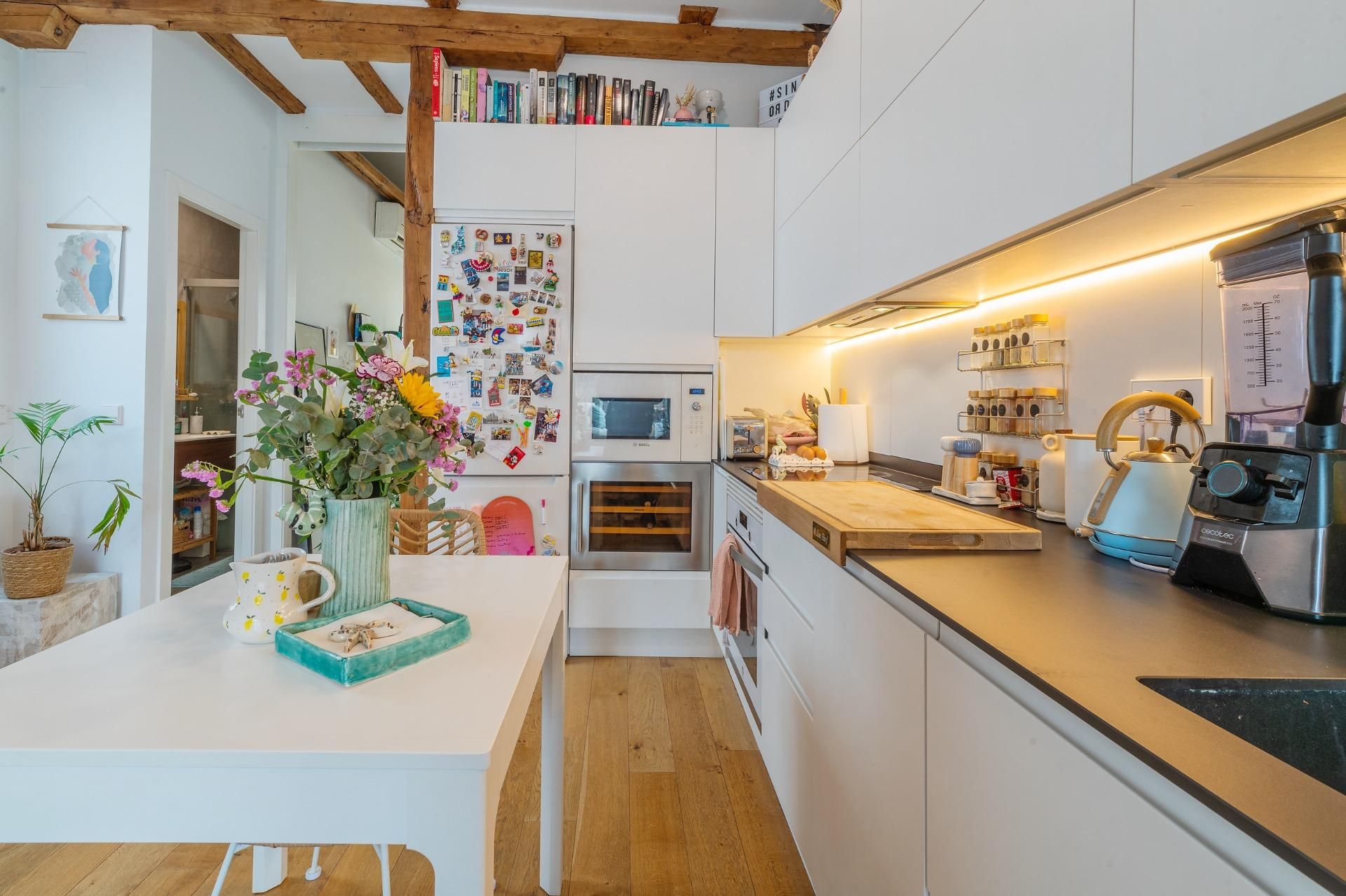 Cuina de Àtic en venda en  Madrid Capital amb Calefacció i Terrassa