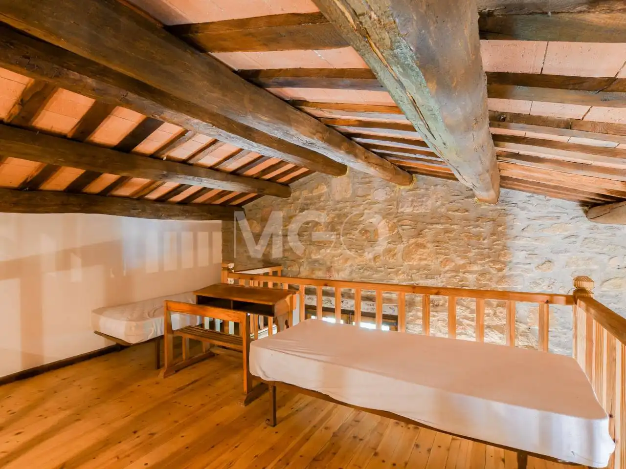 Schlafzimmer von Country house zum Verkauf in Sant Julià de Vilatorta mit Heizung, Privatgarten und Terrasse
