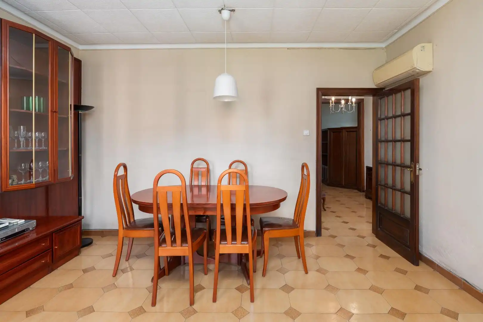 Esszimmer von Wohnung zum Verkauf in Barcelona mit Heizung und Alarm