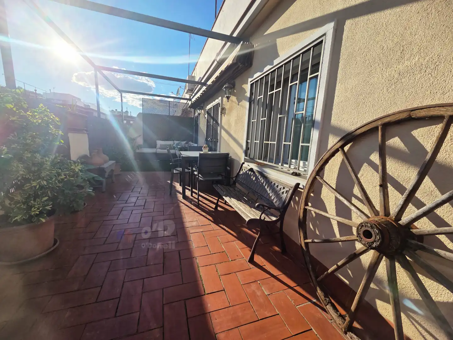 Terrasse von Dachboden zum Verkauf in Sant Boi de Llobregat mit Klimaanlage, Terrasse und Ofen