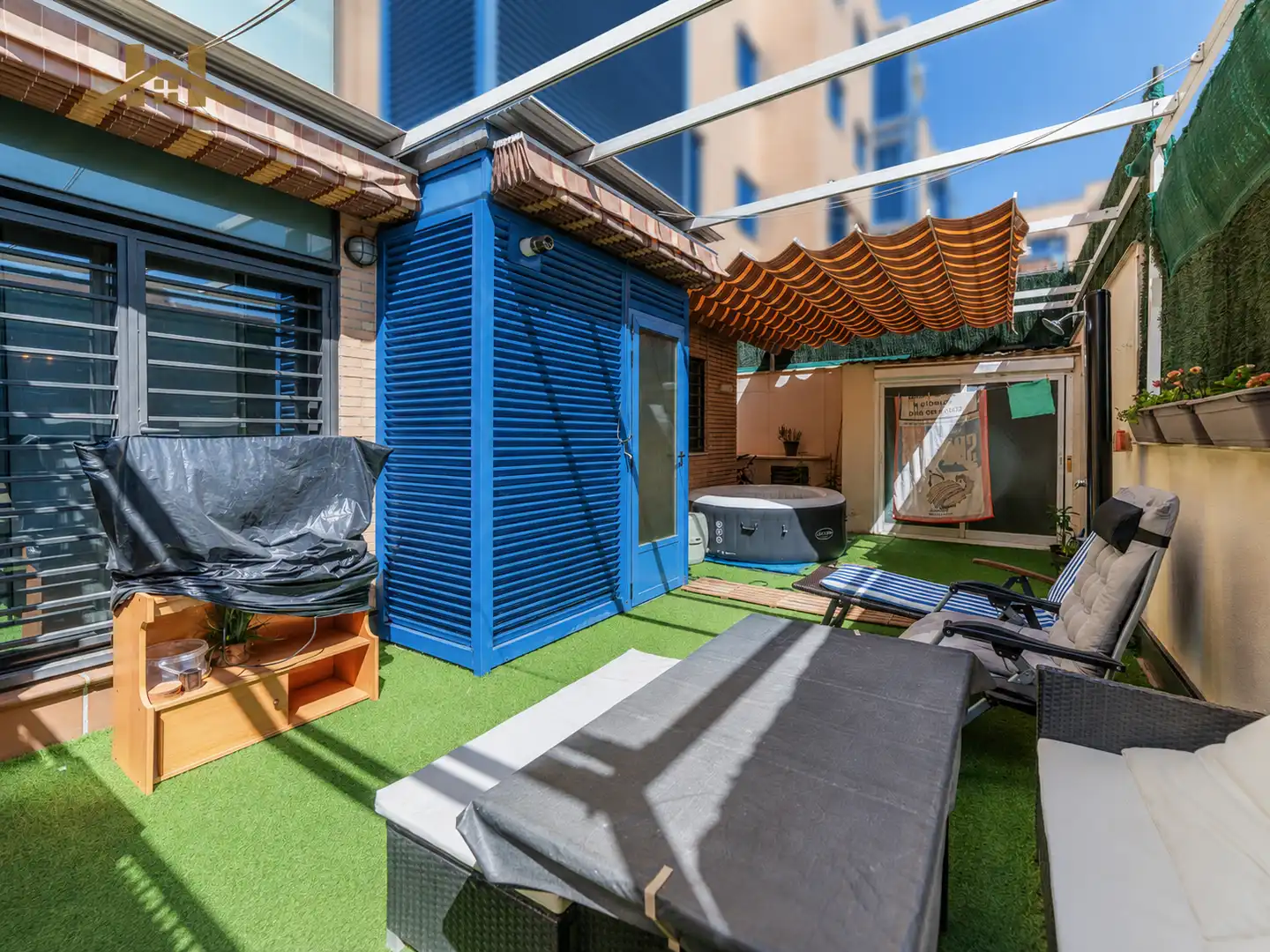 Terrace of Flat for sale in Pinto  with Heating, Terrace and Storage room