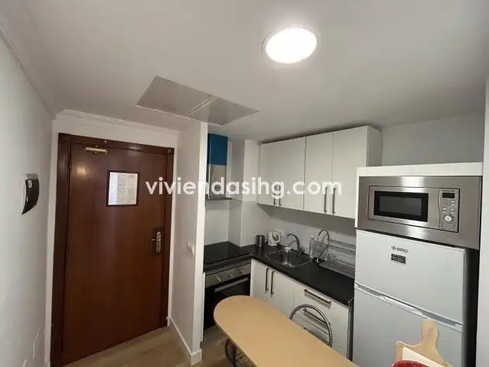 Cocina de Piso de alquiler en Puerto de la Cruz con Parquet, Terraza y Amueblado