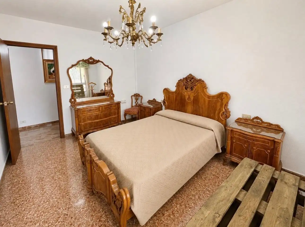Bedroom of Flat for sale in Orihuela  with Air Conditioner, Heating and Storage room
