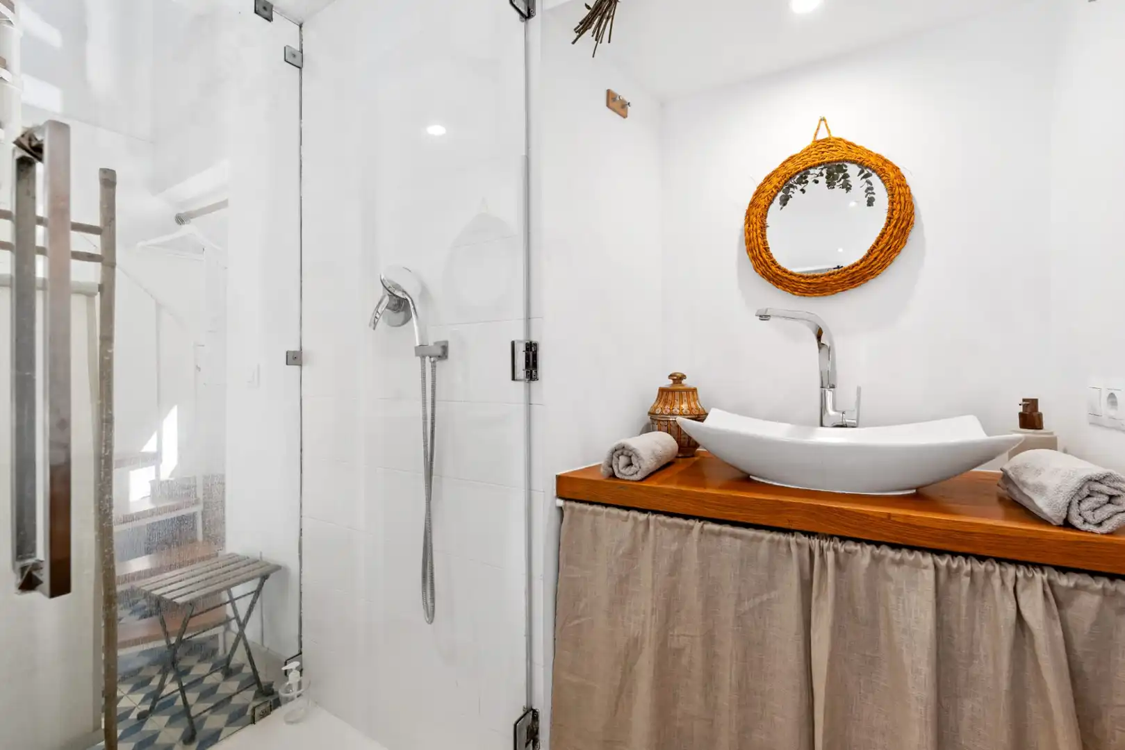 Baño de Casa adosada en venta en Estepona con Aire acondicionado, Terraza y Amueblado