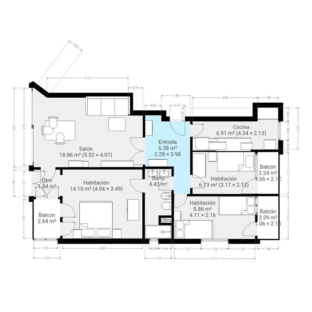 Apartament en venda en La Pobla de Farnals amb Aire condicionat, Calefacció i Moblat