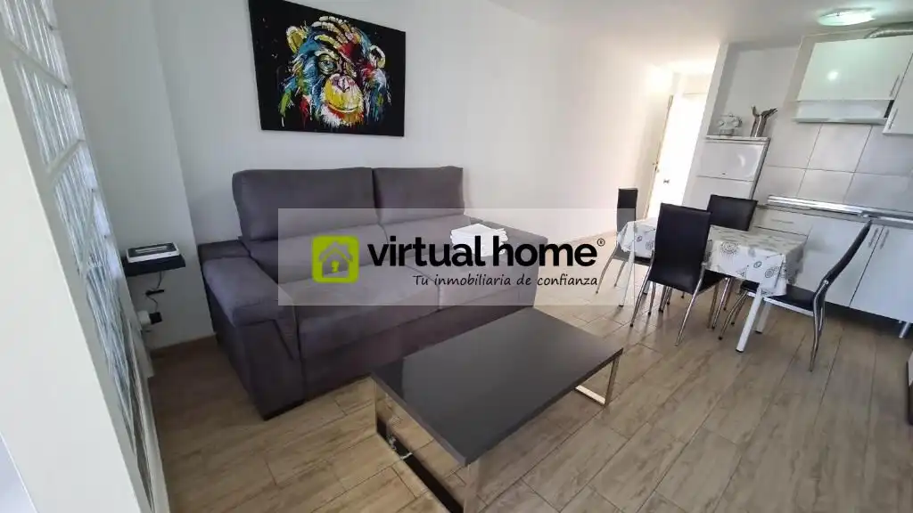 Wohnzimmer von Wohnung zum Verkauf in Benidorm mit Klimaanlage und Gemeinschaftspool