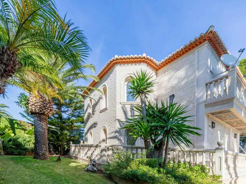 Vista exterior de Casa o xalet en venda en Jávea / Xàbia amb Aire condicionat, Jardí privat i Terrassa