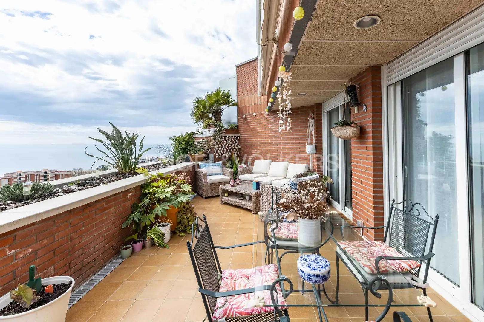 Terrasse von Maisonette zum Verkauf in Sitges mit Klimaanlage, Heizung und Terrasse