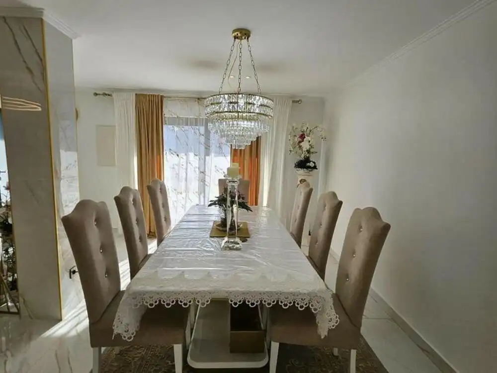 Dining room of Houses for rent in Estepona  with Air Conditioner, Private garden and Terrace