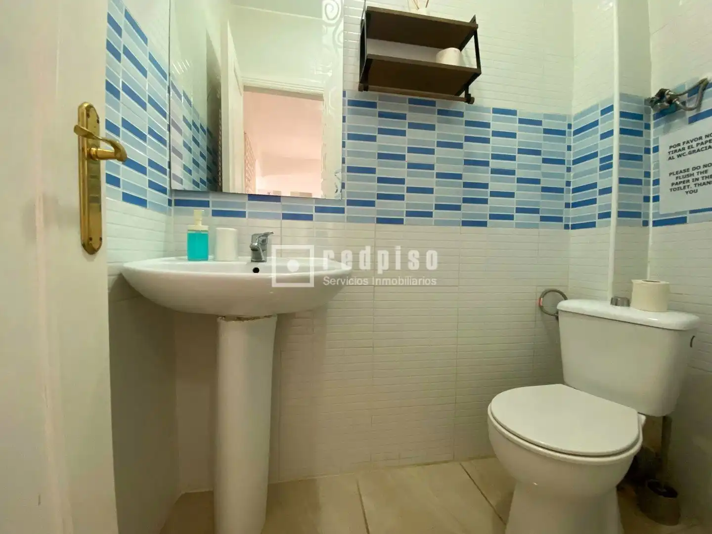 Badezimmer von Wohnungen zur Miete in Málaga mit Heizung, Terrasse und Möbliert