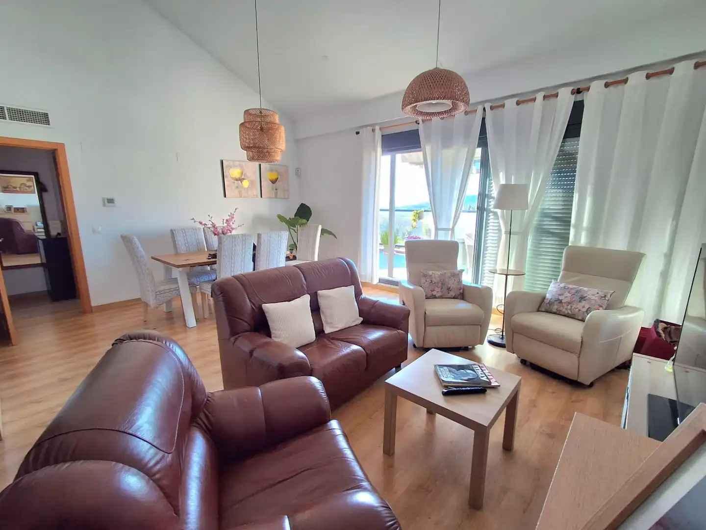 Sala de estar de Dúplex en venta en Alborache con Terraza
