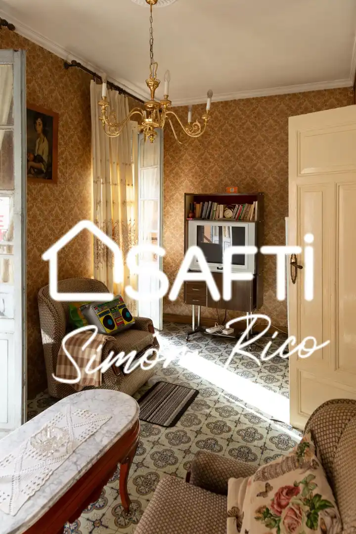 Sala de estar de Casa adosada en venta en Bembibre