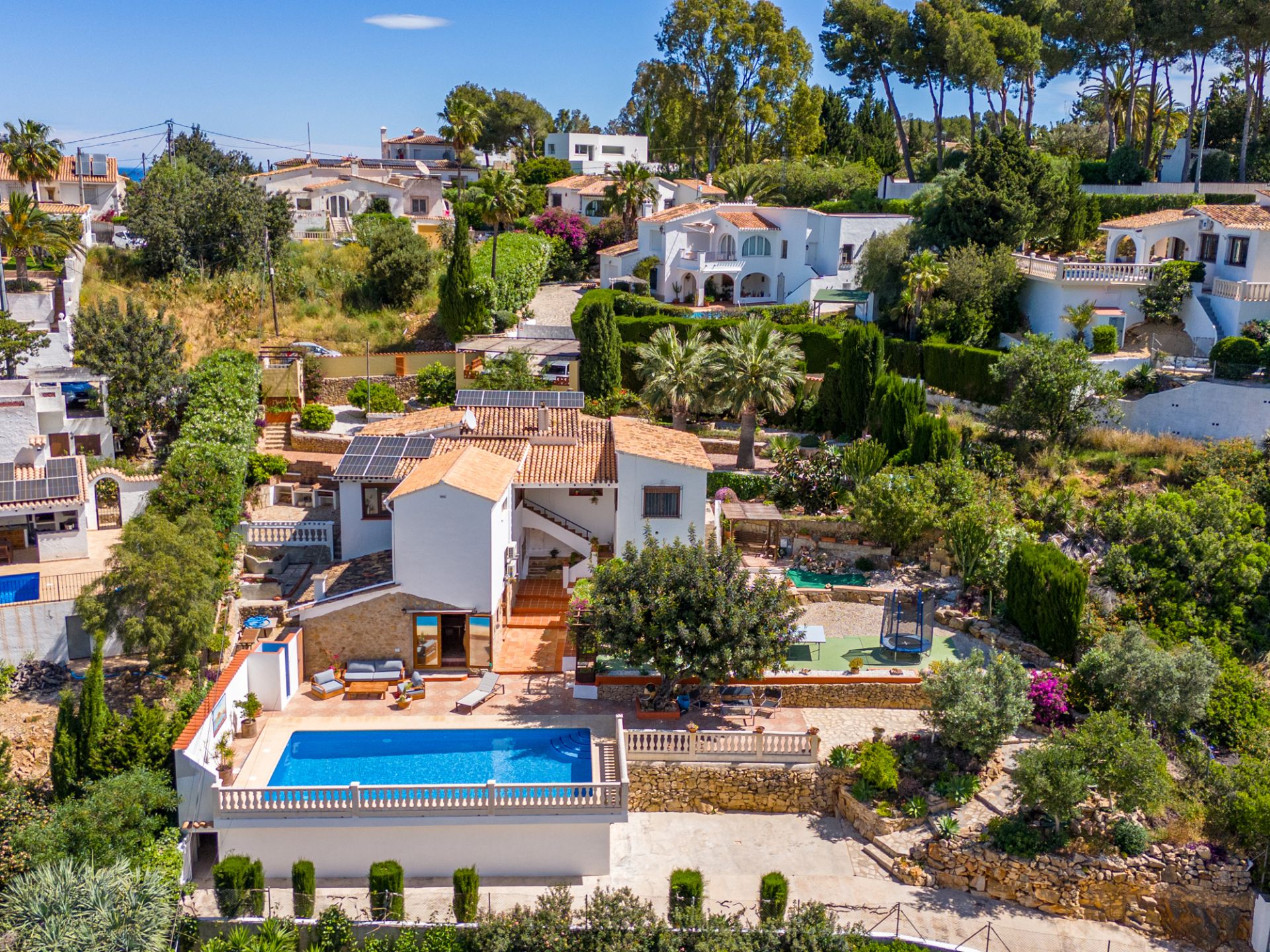 Exterior view of House or chalet for sale in Dénia  with Air Conditioner, Private garden and Terrace