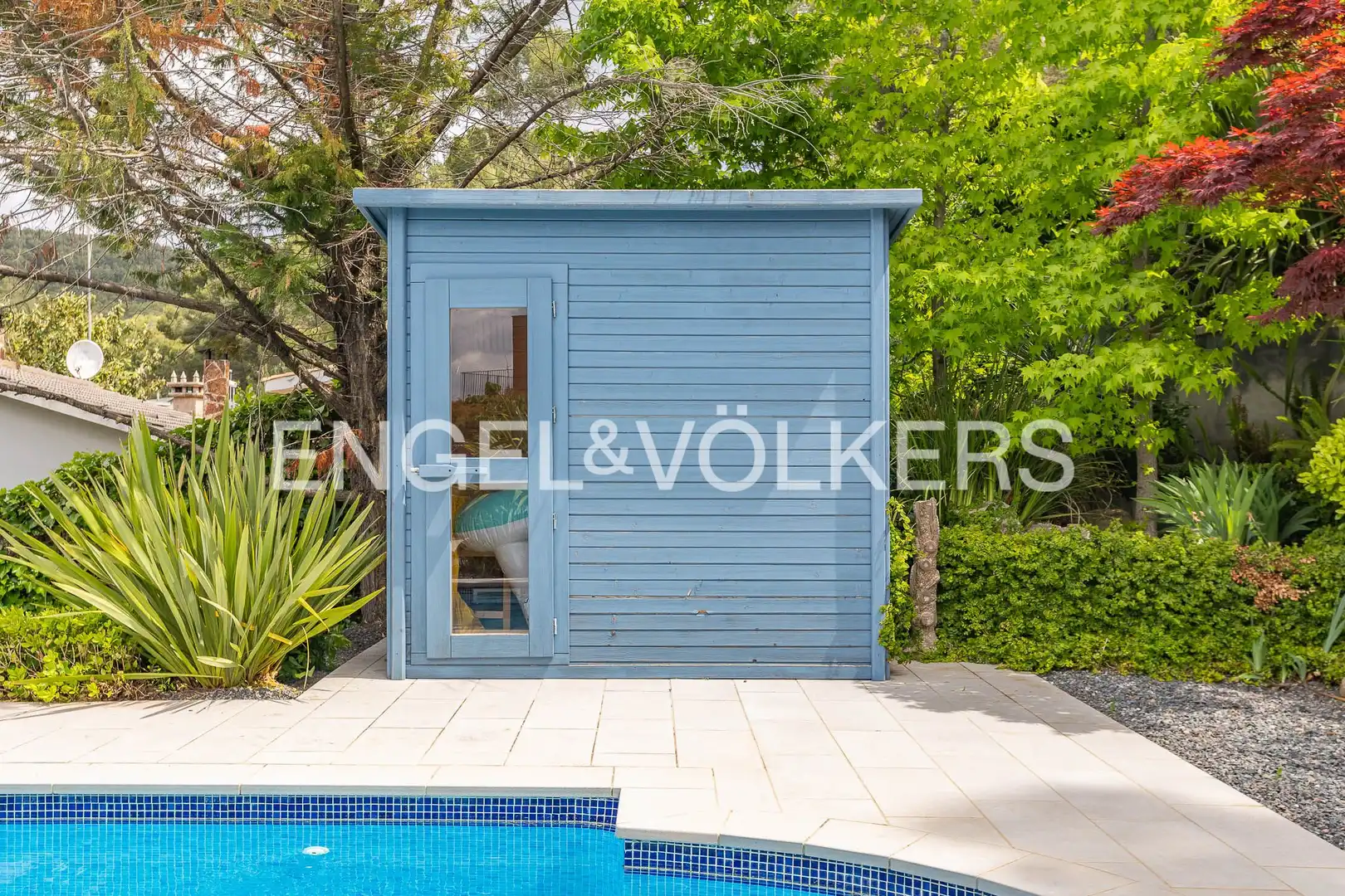 Piscina de Casa o chalet en venta en Matadepera con Aire acondicionado, Calefacción y Jardín privado