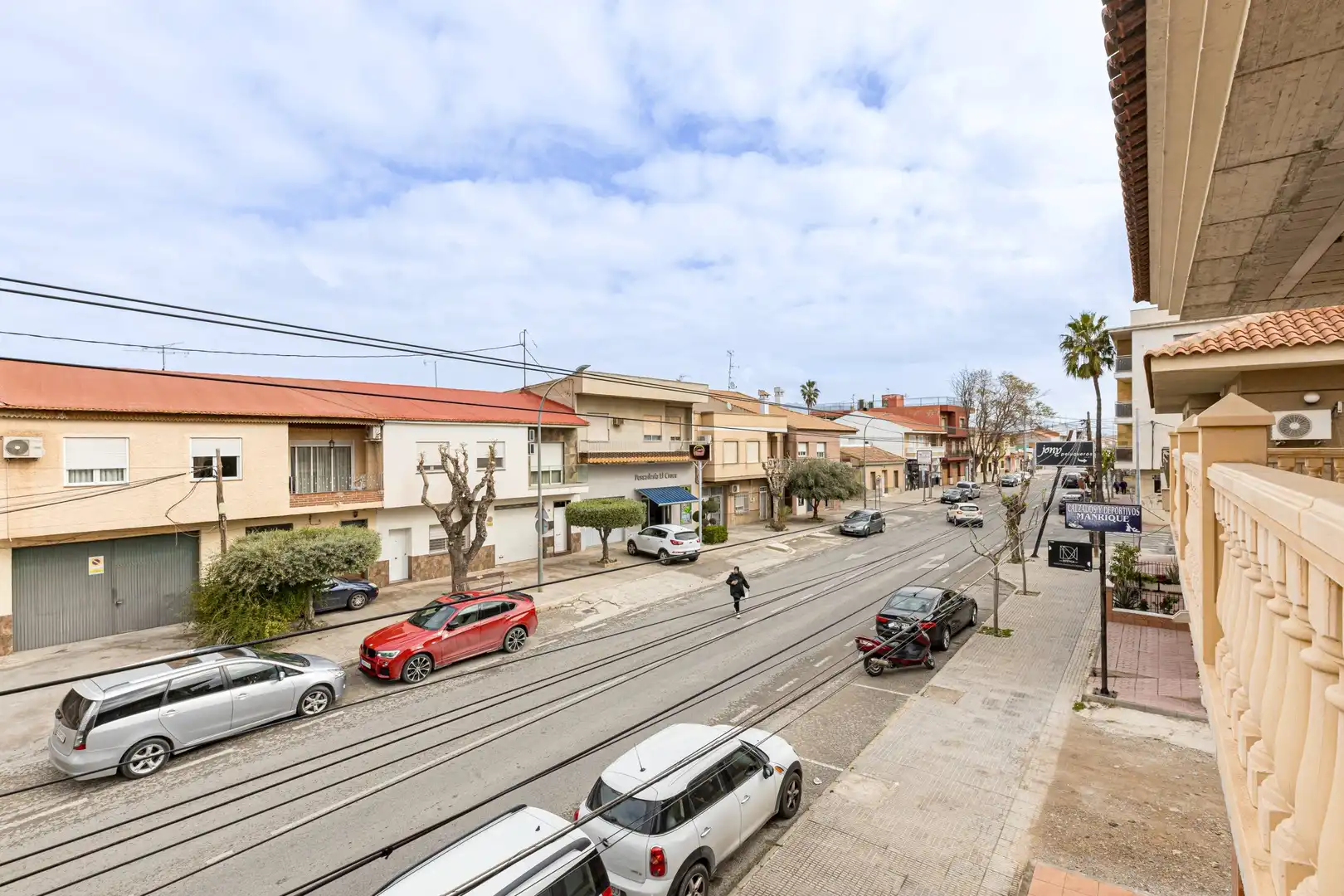 Vista exterior de Casa adosada en venta en Murcia con Aire acondicionado, Terraza y Trastero