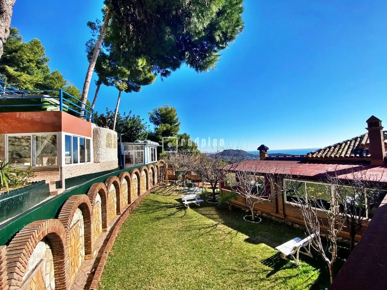 Garden of Houses for rent in Málaga  with Air Conditioner, Heating and Private garden