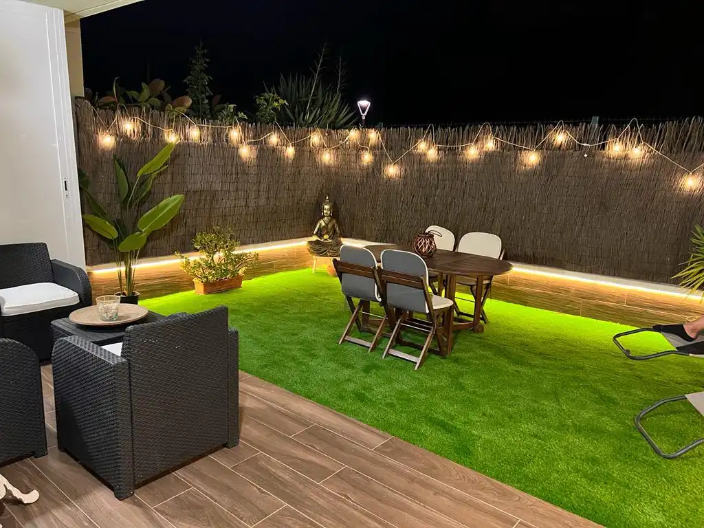 Terrasse von Wohnung zur Miete in Altafulla mit Klimaanlage, Heizung und Privatgarten
