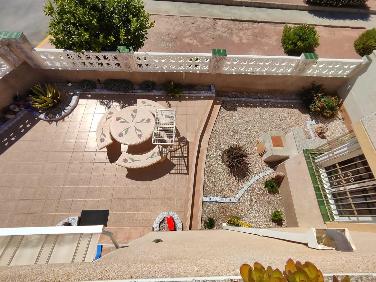 Terrasse von Maisonette zum Verkauf in Algorfa mit Klimaanlage, Heizung und Privatgarten